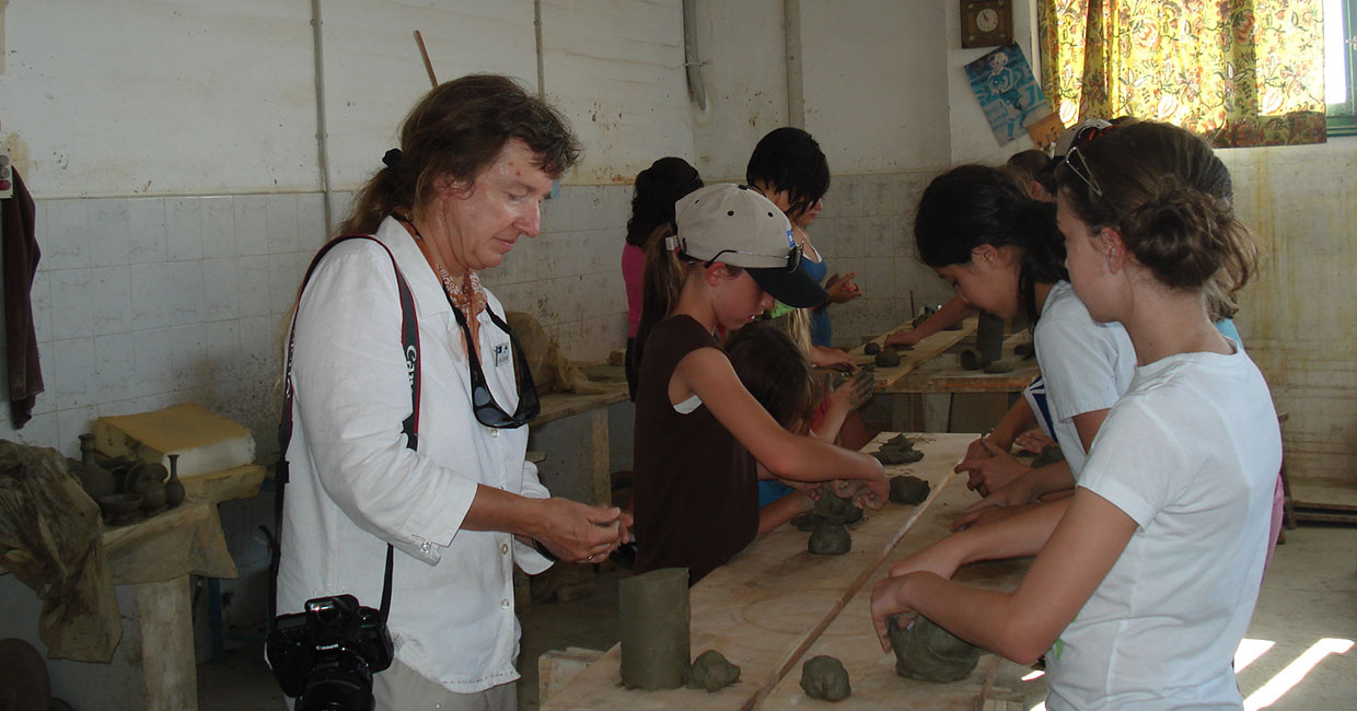 Pottery making demonstration in Sifnos