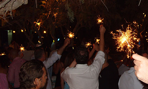 Wedding party at Sifnos