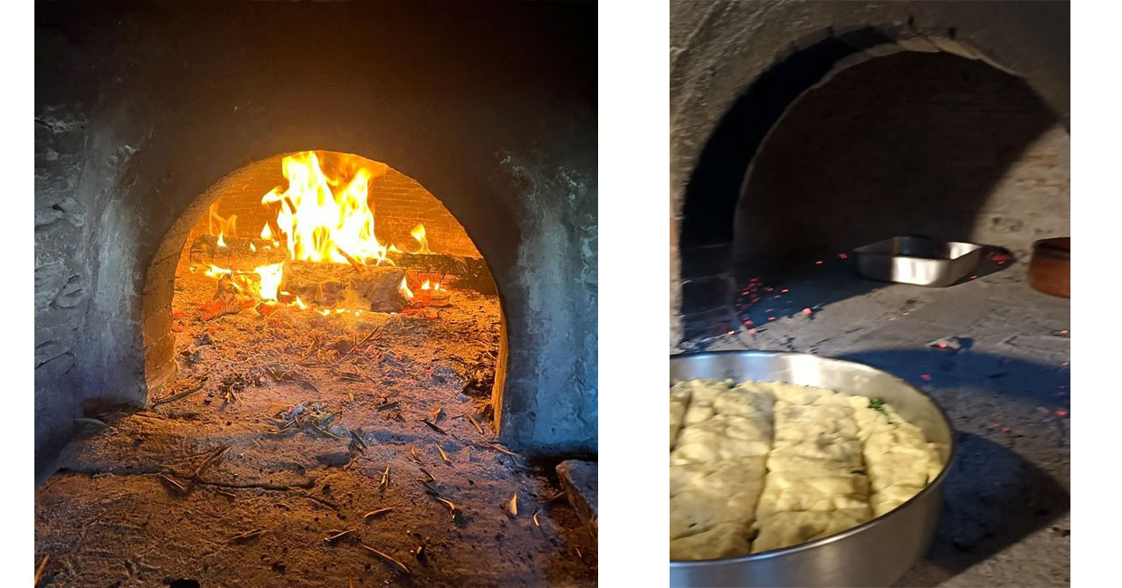 Wood oven cooking for groups in Sifnos