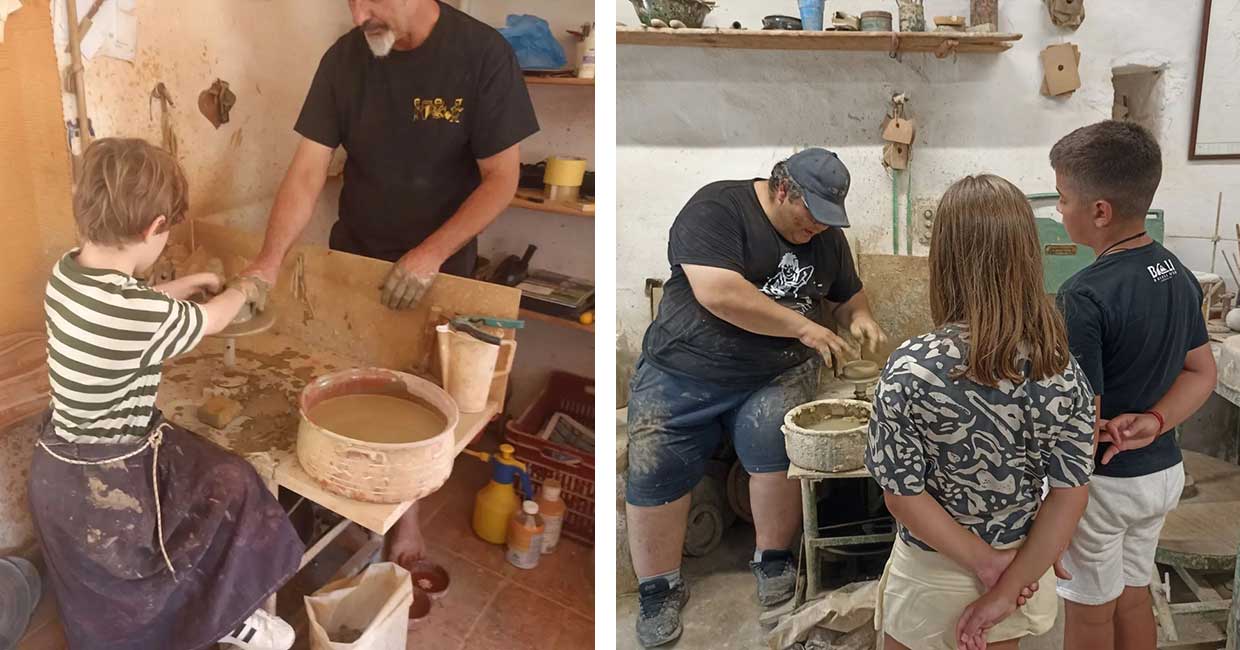 Pottery workshops and tours at Sifnos