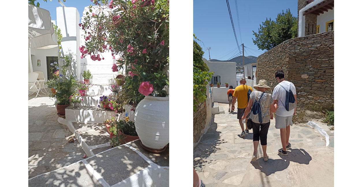 Organizing walking and guided tours around Sifnos