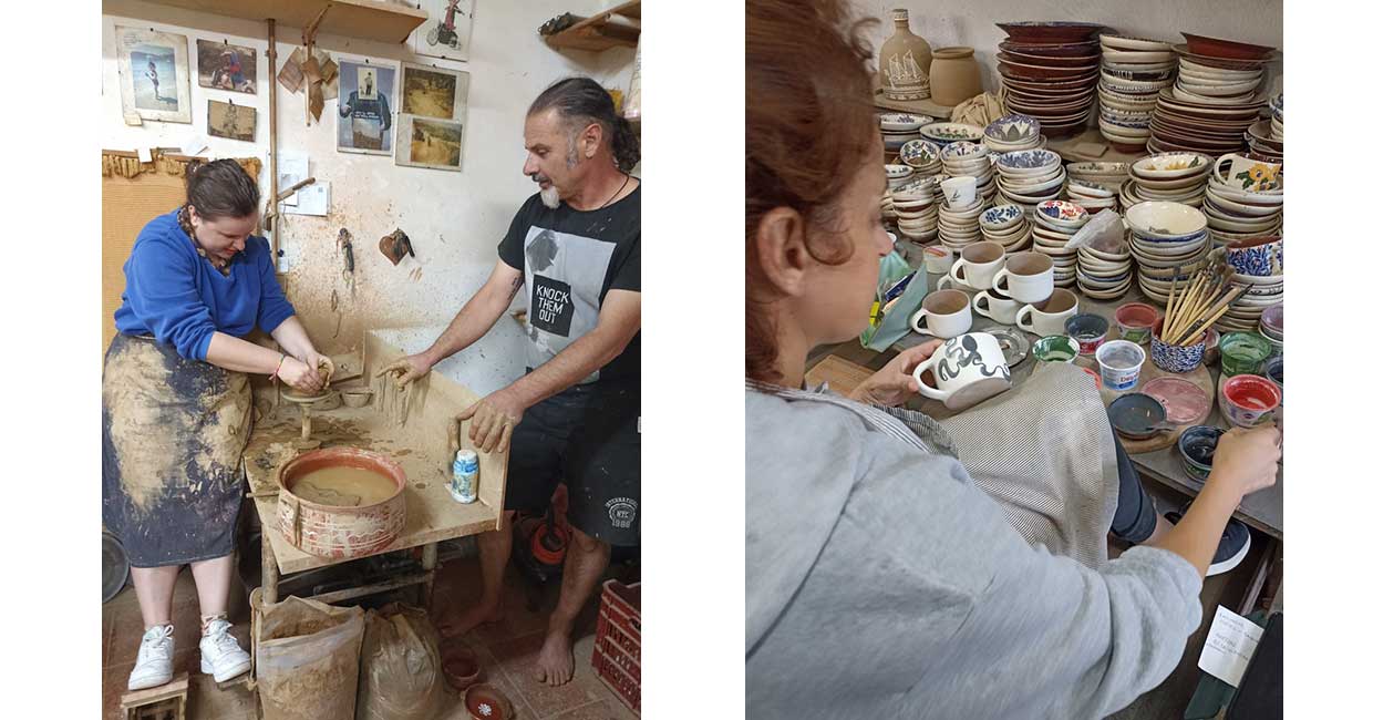 Pottery and art retreat organized by Sifnos events