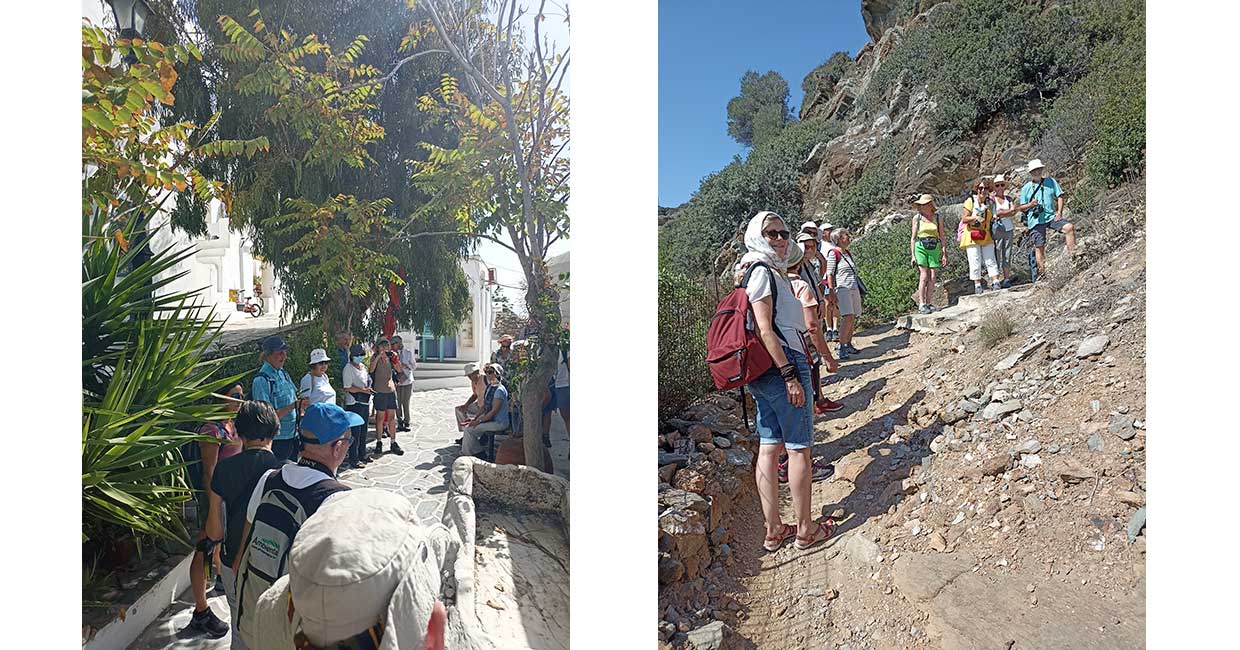 Organizing trekking tours around Sifnos