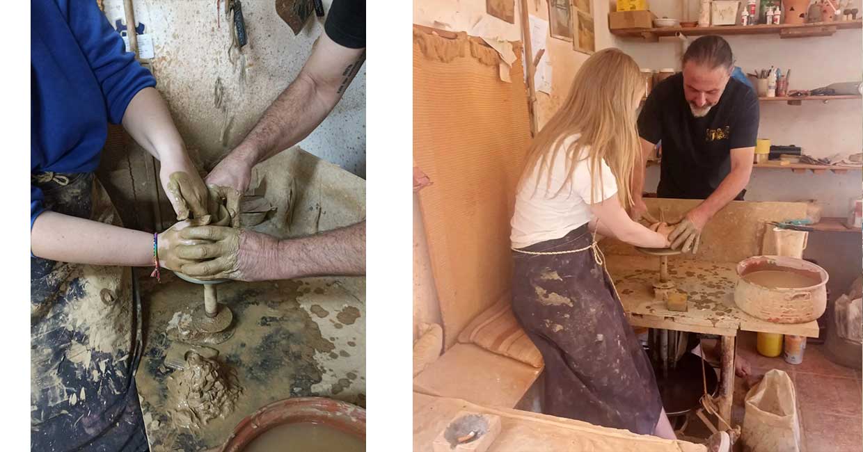 Pottery and art retreat organized by Sifnos events