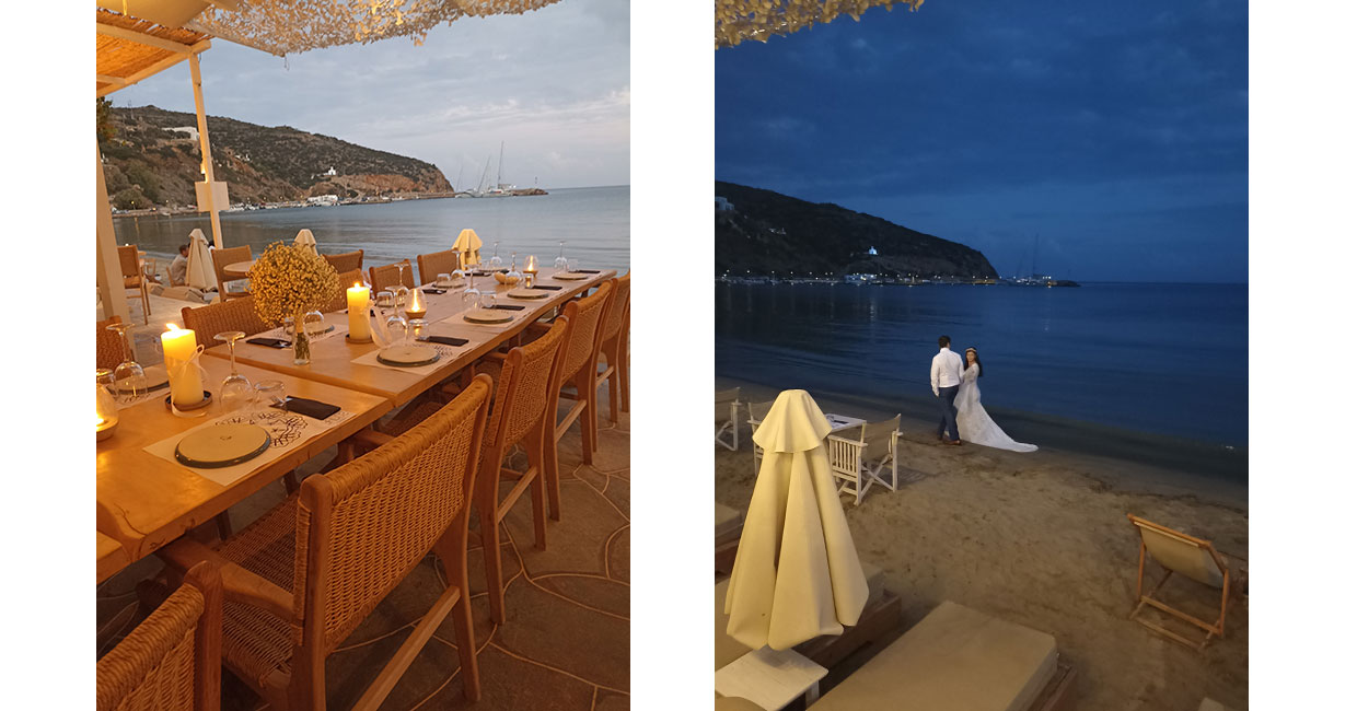 Romantic wedding at Sifnos